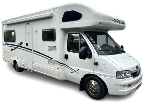Campervan parked in Christchurch ready for sale